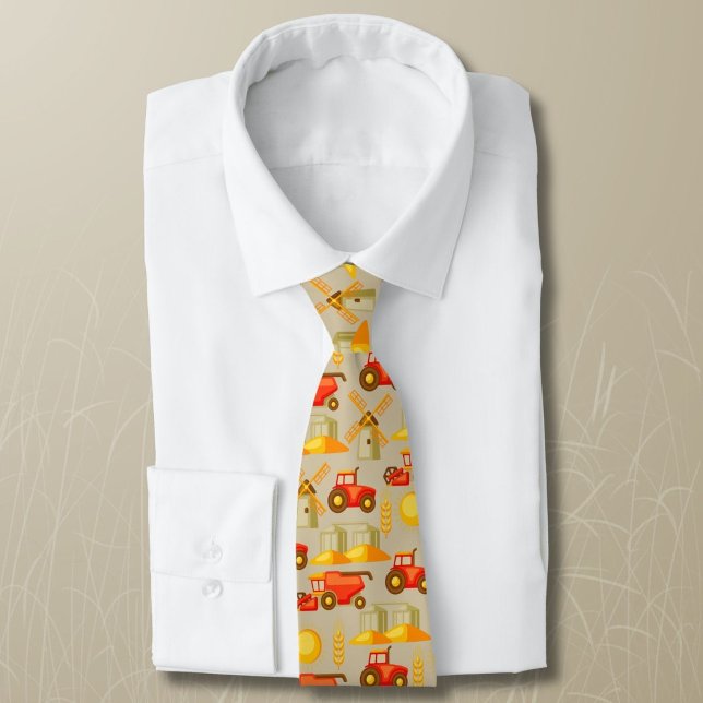 Agricultural equipment wheat farming tie (Creator Uploaded)