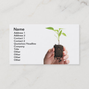 Agricultural future business card