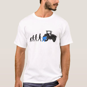 Agricultural Machine Mechanic Evolution Tractor T-Shirt