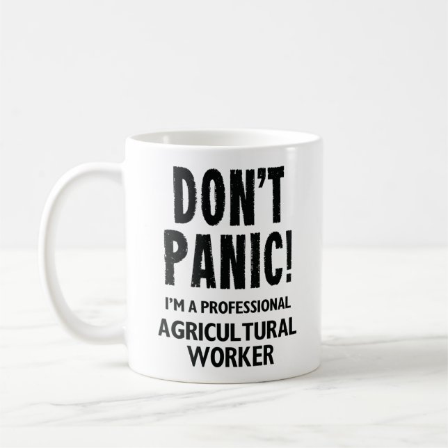Agricultural Worker Coffee Mug (Left)
