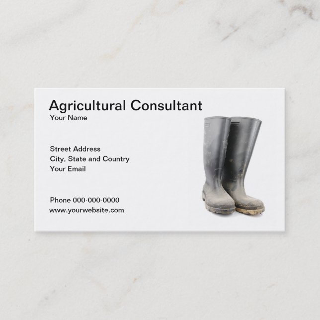 Agriculture Business Card (Front)