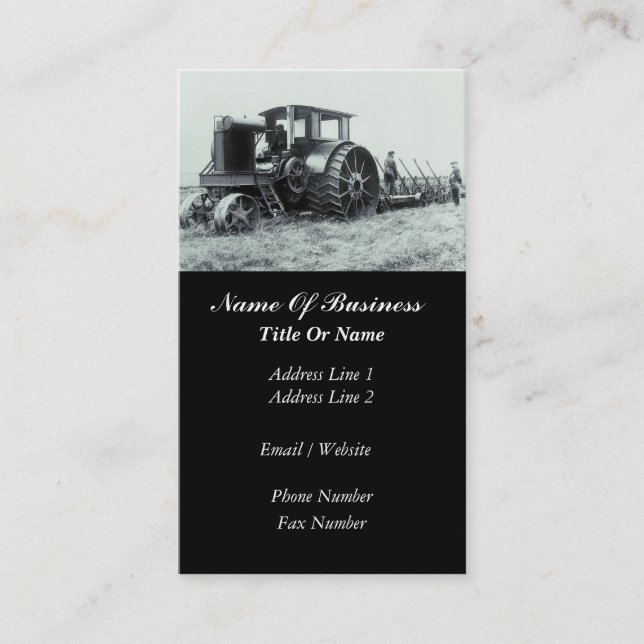 Agriculture Business Card (Front)