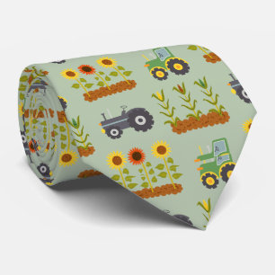 Agriculture, nature, tractors and plants, farmer tie