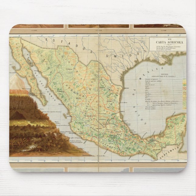 Agriculture of Mexico Mouse Pad (Front)