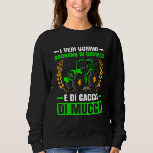 Agriculture Real Men Smell Of Diesel Tractor Sweatshirt