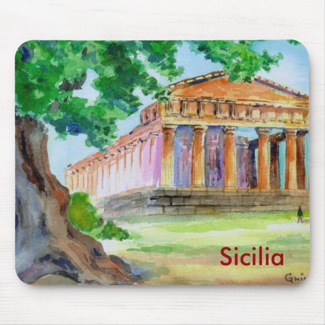 Agrigento Sicily Mouse Pad (Front)
