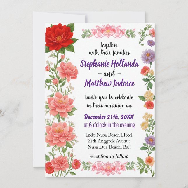 Agrimonia Thankfulness Gratitude Love Expression - Invitation (Front)