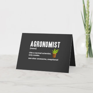 Agronomist Card
