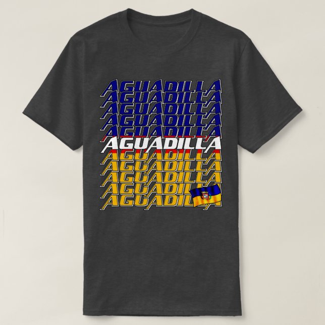 Aguadilla Cascade text 3 T-Shirt (Design Front)