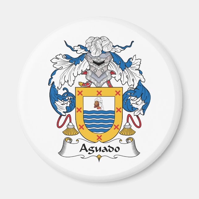 Aguado Family Crest Magnet (Front)