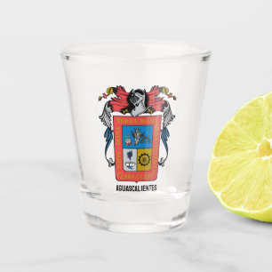 Aguascalientes (state) coat of arms - MEXICO Shot Glass