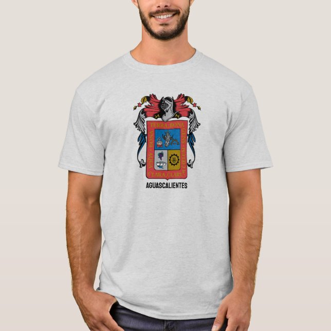 Aguascalientes (state) coat of arms - MEXICO T-Shirt (Front)