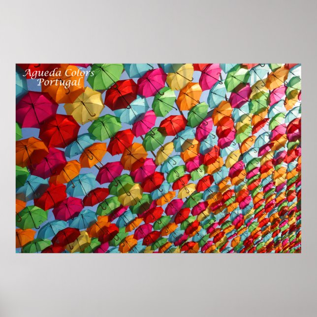 Agueda Colours, Portugal Poster (Front)
