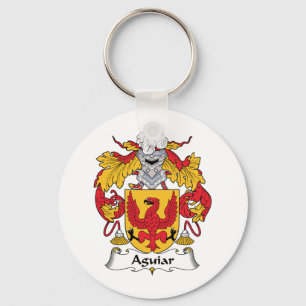 Aguiar Family Crest Key Ring