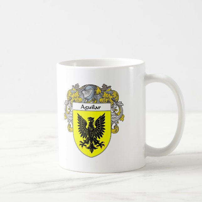 Aguilar Coat of Arms (Mantled) Coffee Mug (Right)