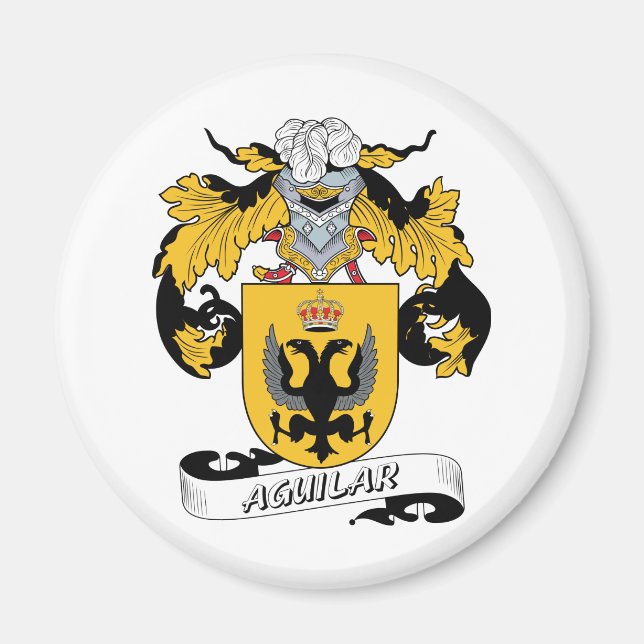 Aguilar Family Crest Magnet (Front)