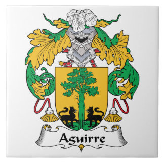 Aguirre Family Crest Tile