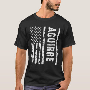 Aguirre Last Name Funny Surname Team Aguirre Famil T-Shirt