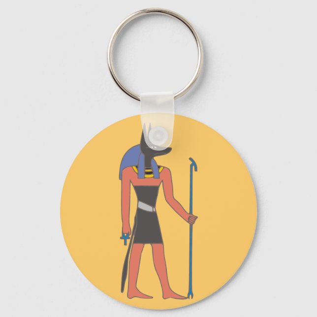 Ägypten Gottheit Anubis egypt deity Key Ring (Front)