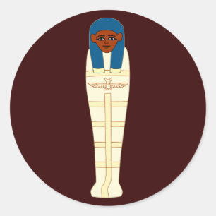 Ägyptische Mumie egypt mummy Classic Round Sticker