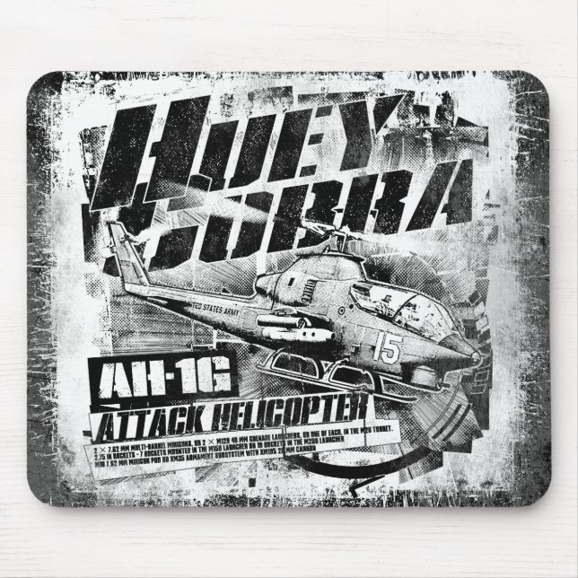 AH-1G HueyCobra Mouse Pad Mousepad (Front)