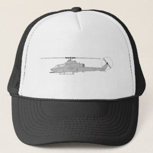 AH-1W ATTACK HELICOPTER TRUCKER HAT