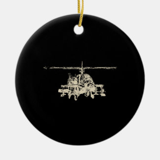 AH-64 Apache Ceramic Tree Decoration