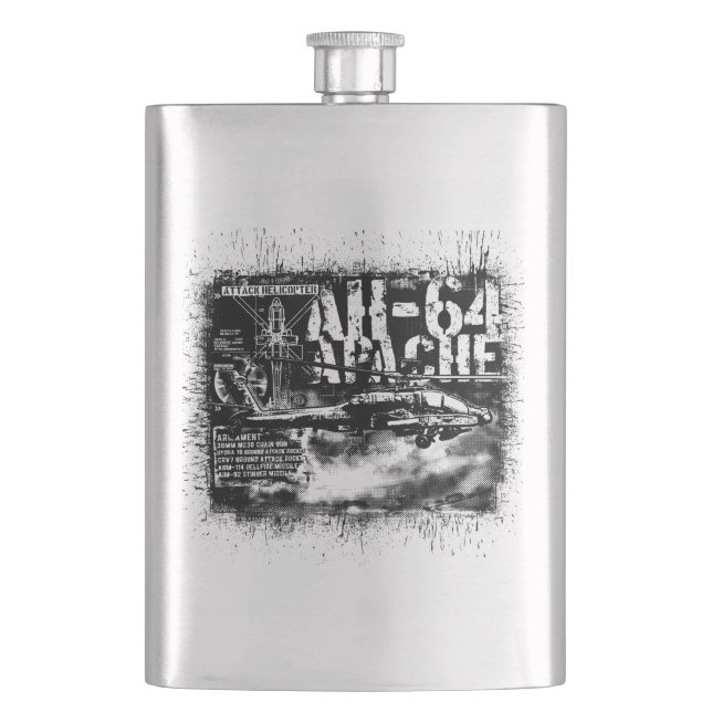 AH-64 Apache Classic Flask (Front)