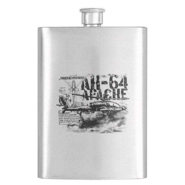 AH-64 Apache Classic Flask (Front)