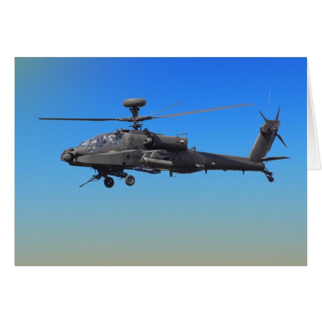 AH-64 Apache Helicopter (Front Horizontal)