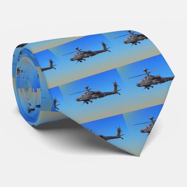 AH-64 Apache Helicopter Tie (Rolled)
