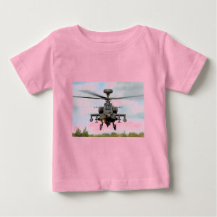 ah 64 apache longbow helocopter military baby T-Shirt