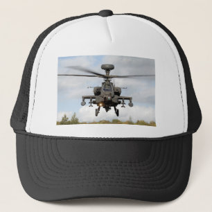 ah 64 apache longbow helocopter military trucker hat