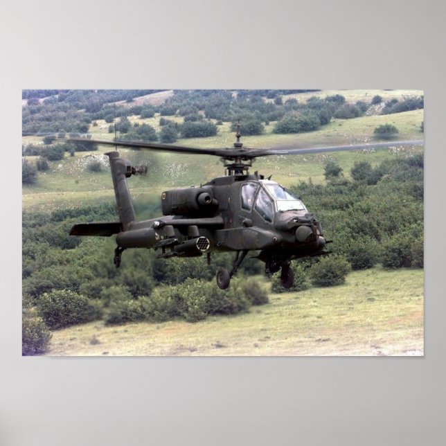 AH-64 Apache Poster (Front)
