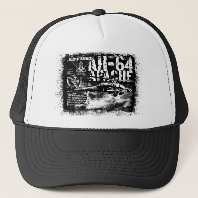 AH-64 Apache Trucker Hat (Front)