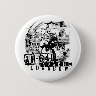 AH-64D Apache Longbow 6 Cm Round Badge