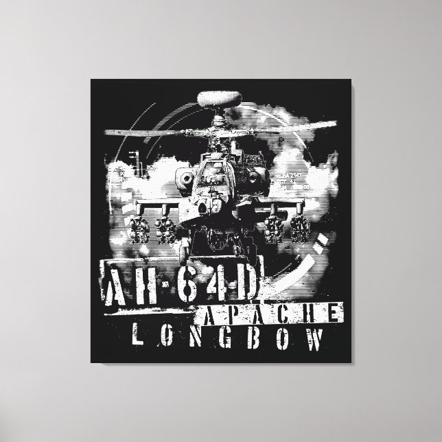 AH-64D Apache Longbow Canvas Print (Front)