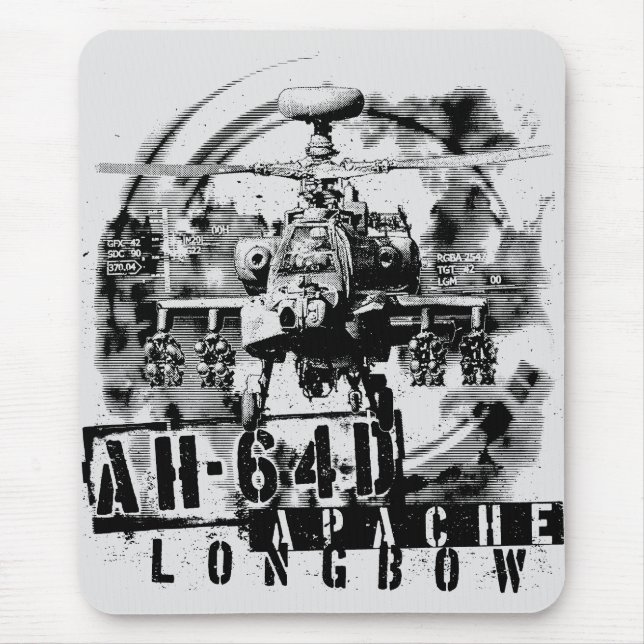 AH-64D Apache Longbow Mouse Pad (Front)
