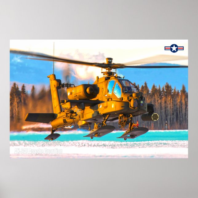 AH-64E APACHE GUARDIAN POSTER (Front)