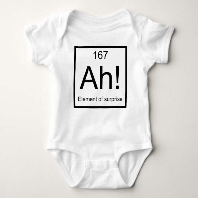 Ah! Element of Surprise Baby Bodysuit (Front)