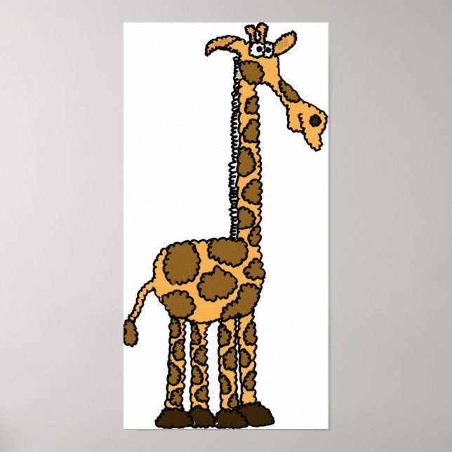 AH- Funky Giraffe Poster (Front)