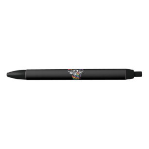 Ah Men Funny LGBT Gay Pride Black Ink Pen