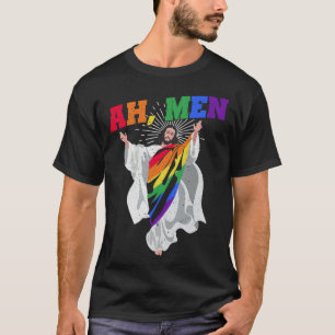 Ah Men Pride Month Human Rights Proud Ally Queer L T-Shirt