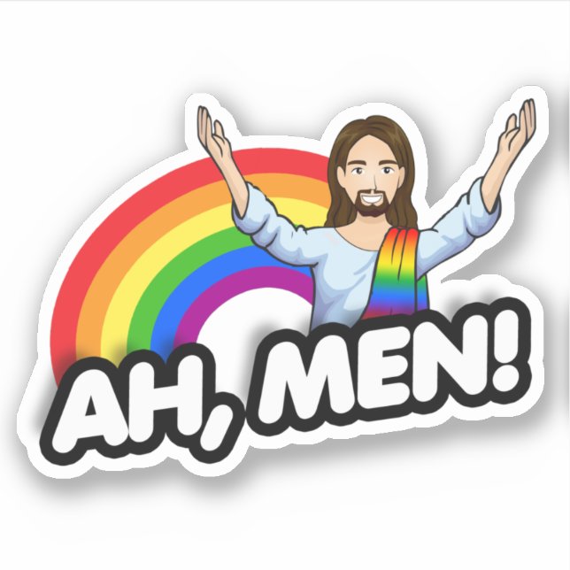 Ah Men - Rainbow Jesus (Front)