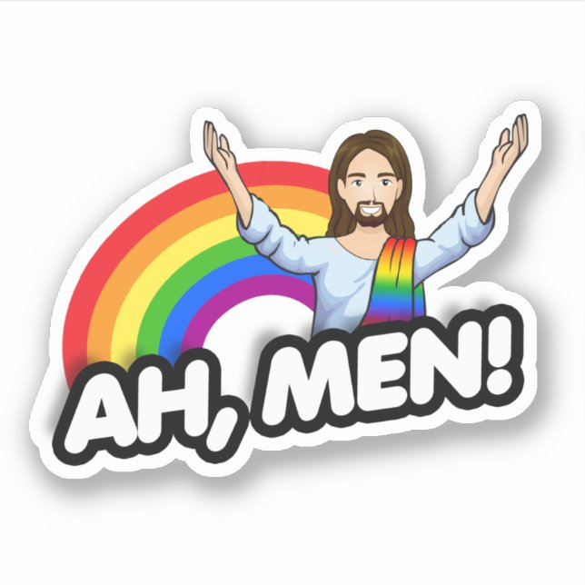 Ah Men - Rainbow Jesus (Front)