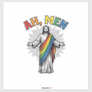 Ah Men Rainbow Religious Vintage