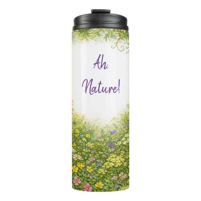 Ah, Nature! travel mug (Front)