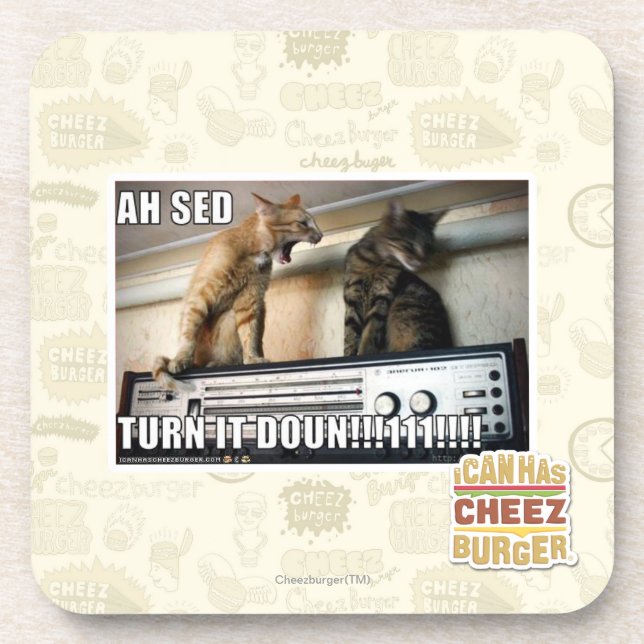 Ah Sed Turn it Down!! Coaster (Front)