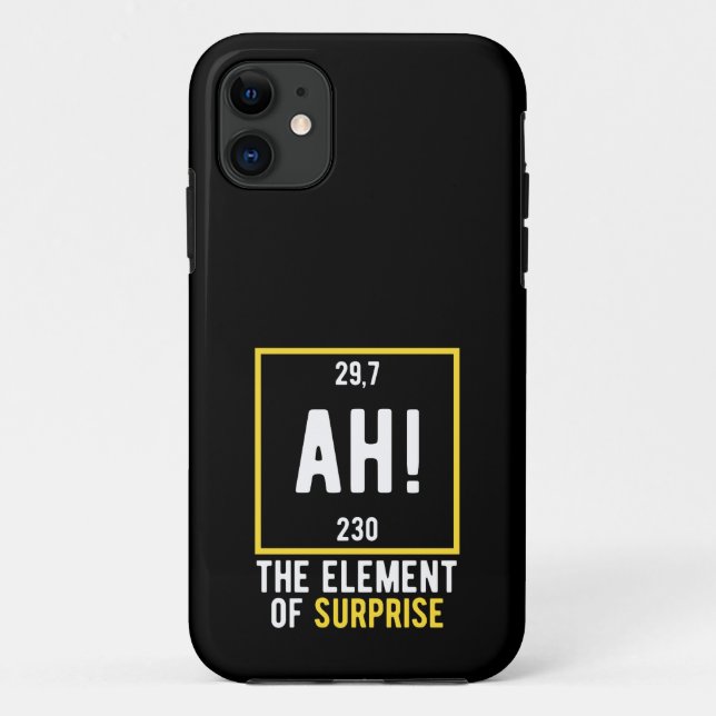 Ah The Element of Surprise Case-Mate iPhone Case (Back)
