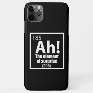 Ah! The Element of Surprise Funny Chemistry Joke Case-Mate iPhone Case